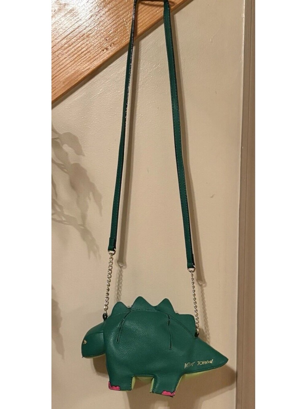 Betsey Johnson Betseysaurus Rex Stegosaurus Crossbody Bag